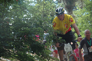 Photo du gagnant de la finale nationale du jeune cyclotouriste � Bourbon-Lancy